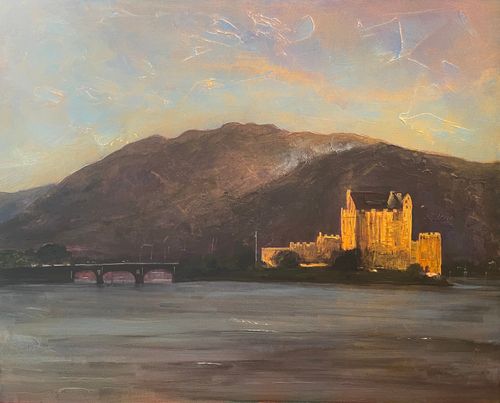Eilean Donan Castle Golden Dusk