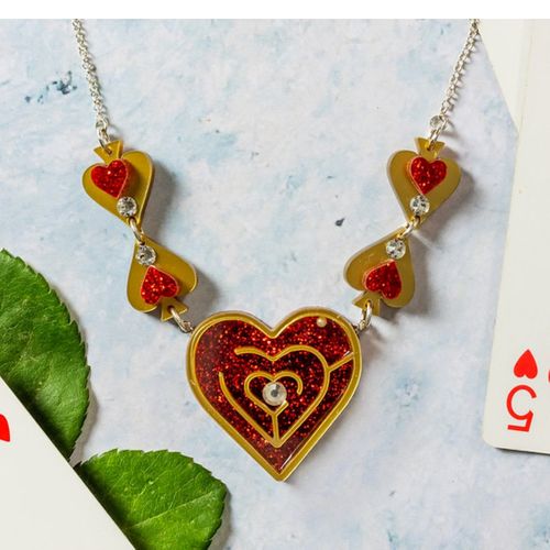 Queen of hearts necklace