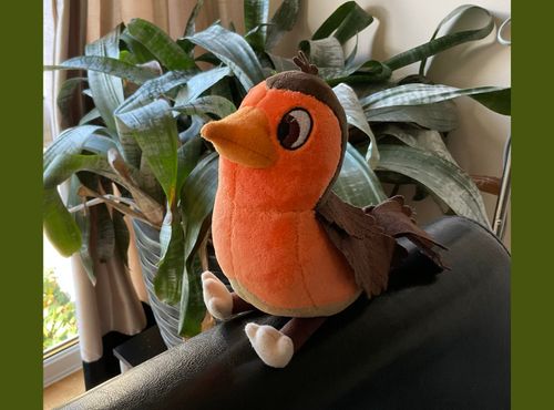 Robbie The Robin Plushie