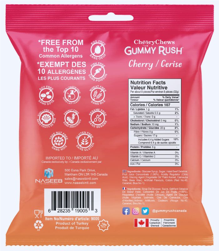 Gummy Rush 90gram x 12p