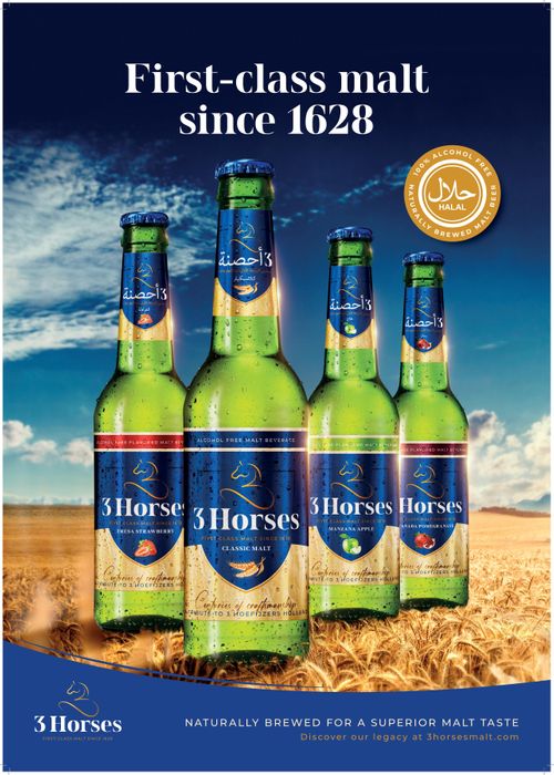 3 Horses 300 ml x 24 bottle