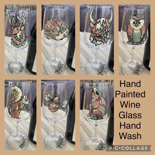 Wildlife Photo Frames and Wine Glasses