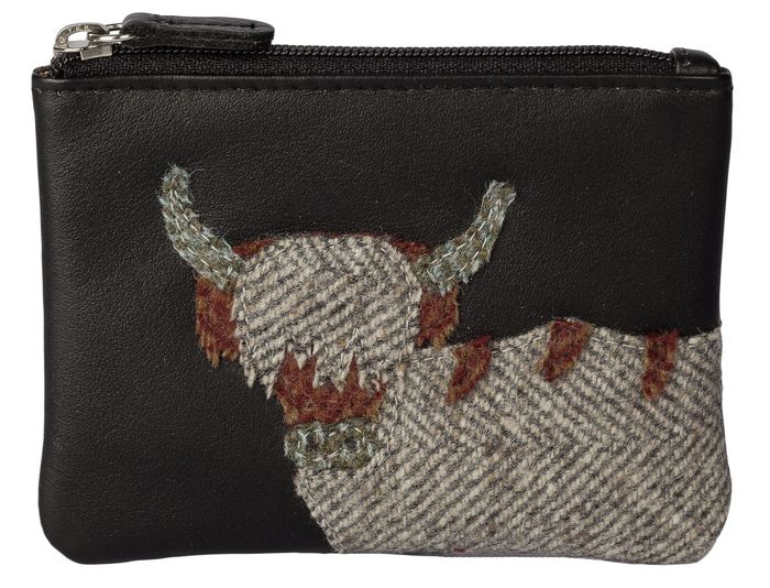Angus Tweed and Leather Highland Coo