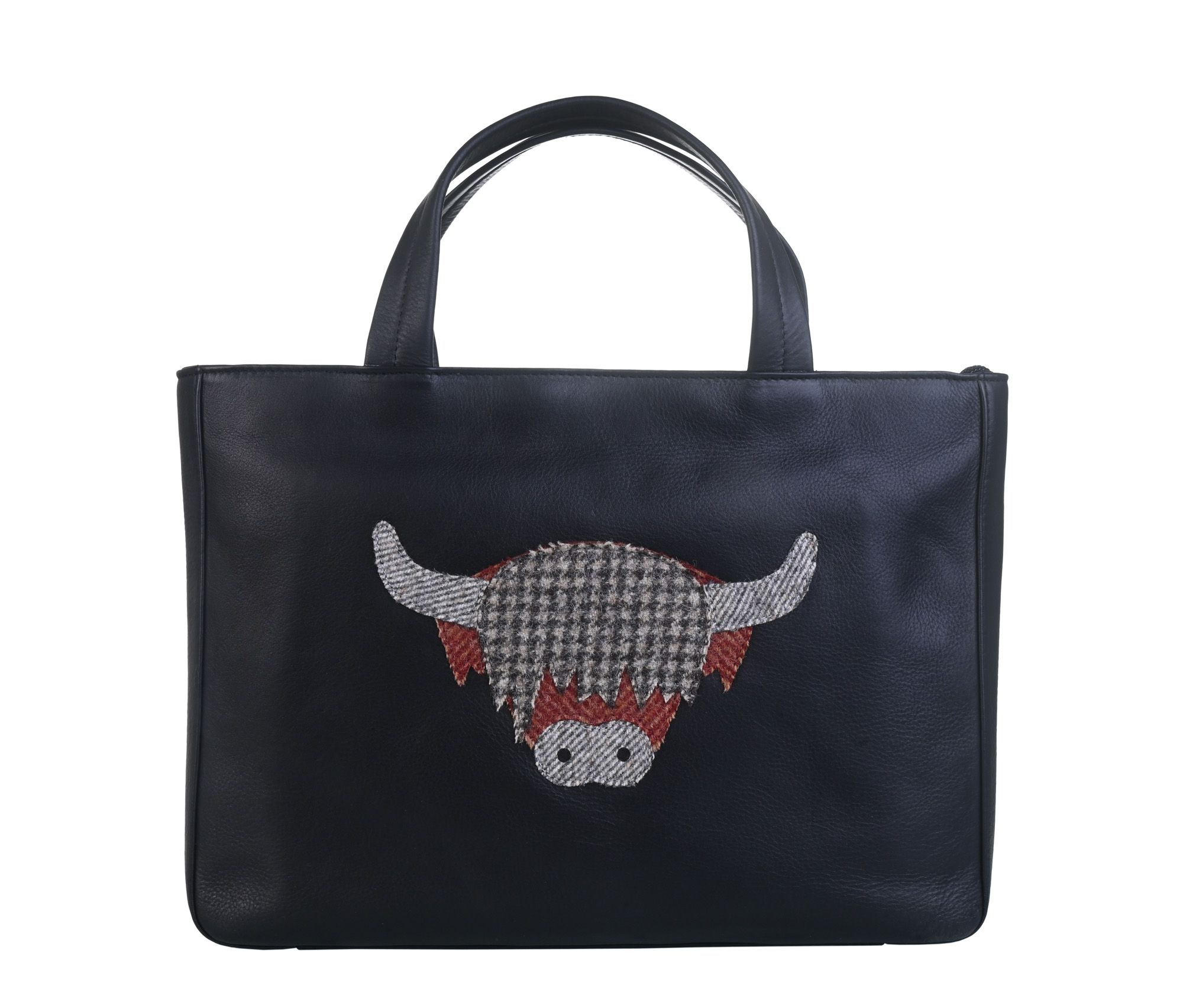 Angus Tweed and Leather Highland Coo