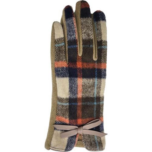 Classic Checked Womens Gloves