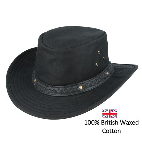 Gladwin Bond Aussie Bush Style Western Outback Waxed Cotton Cowboy Hats