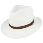 Maz Wool Fedora Hat With Leather Band - Fuchsia