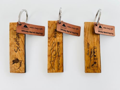 Whisky Barrel Keyrings