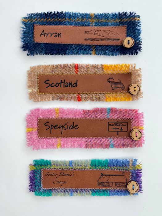 Harris Tweed Bookmarks