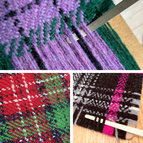 Tartan Coaster Weaving Kit
