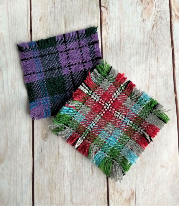 Tartan Coaster Weaving Kit
