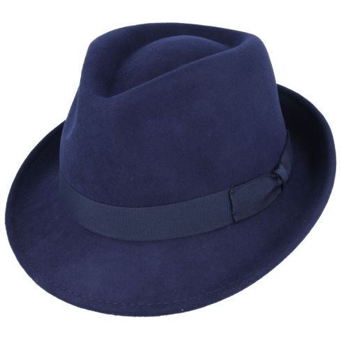 Maz Crushable Wool Felt Trilby Hat