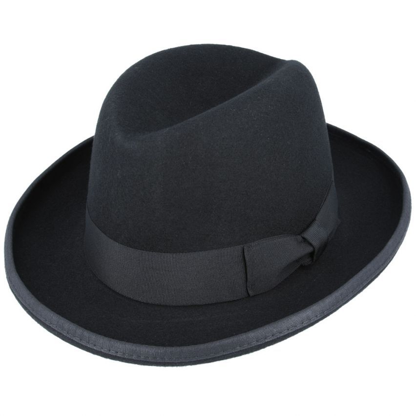Gladwin Bond Classic English Wool Homburg Hat