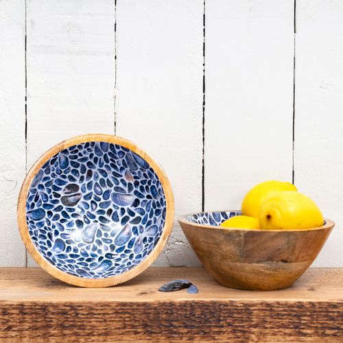 Hebridean Mussel Mango Wood Bowl