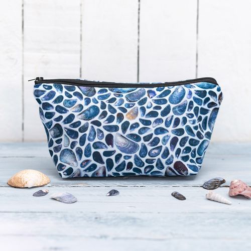 Hebridean Mussel Make Up Bag