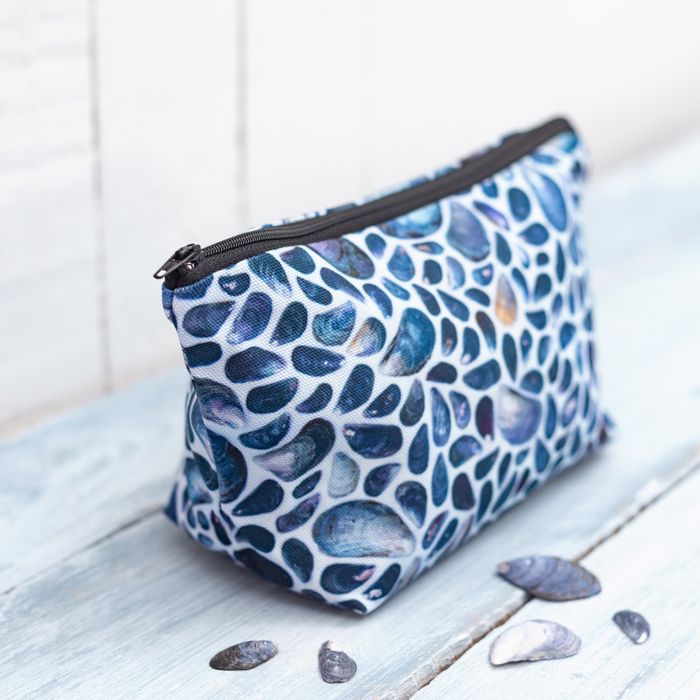 Hebridean Mussel Make Up Bag