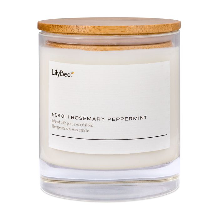Neroli Rosemary Peppermint Essential Oil Candle
