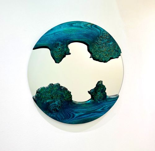 Ocean Moon Mirror 60cm