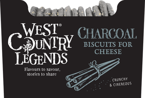 WEST COUNTRY LEGENDS Charcoal Biscuits for Cheese 100g