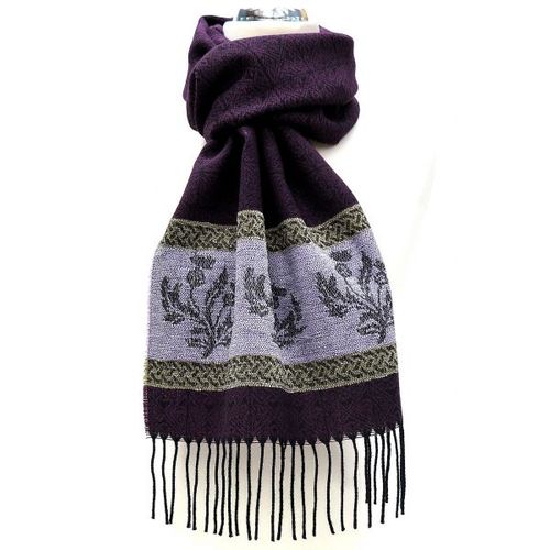 SC393 Thistle Purple Scarf