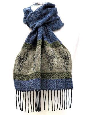 SC393 Celtic Stag Scarf