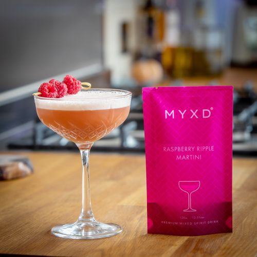 Raspberry Ripple Martini