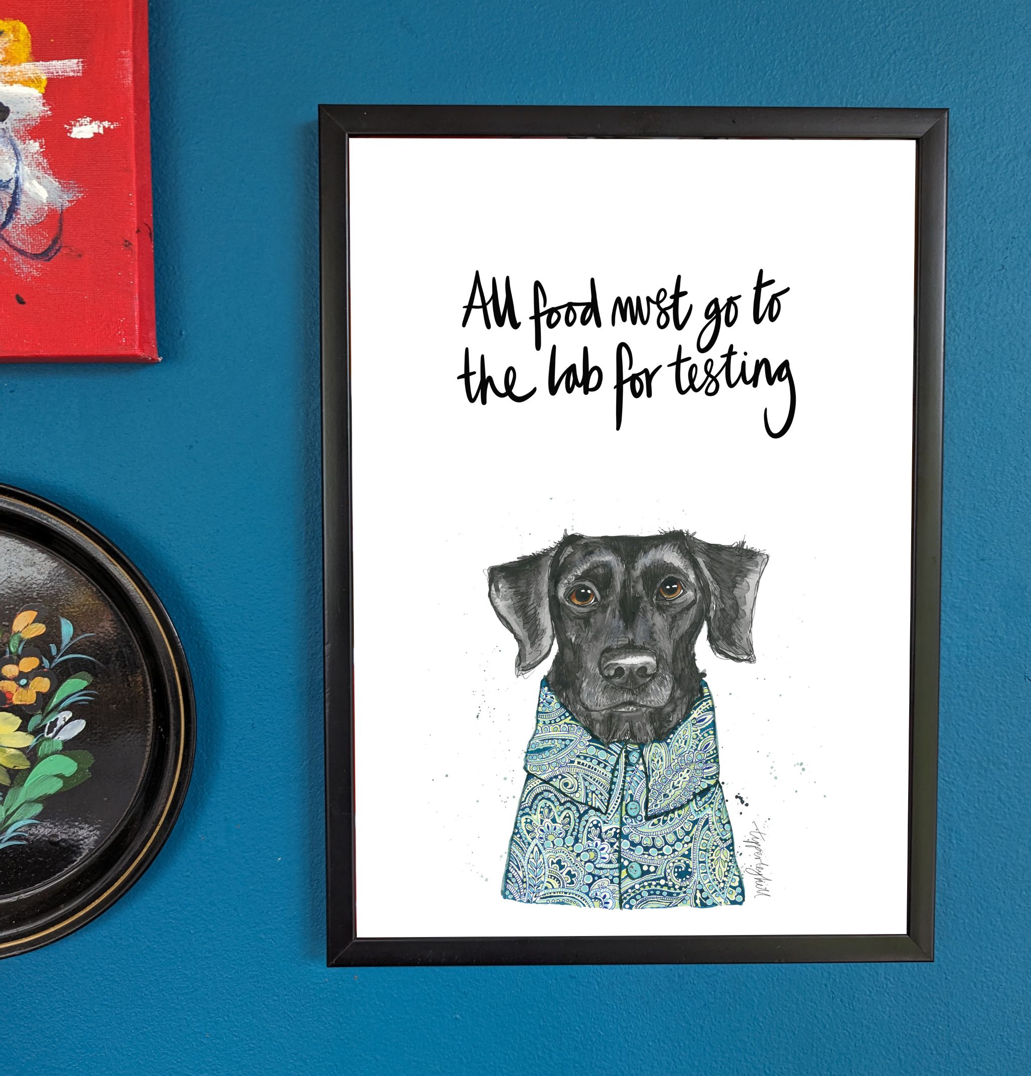 Lab testing print