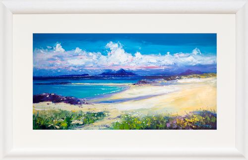 John Lowrie Morrison 'Isle of Rum Looking from Coll, Summerlight'