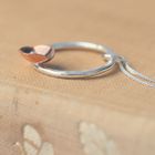 Mini Bloom Hoop Pendant