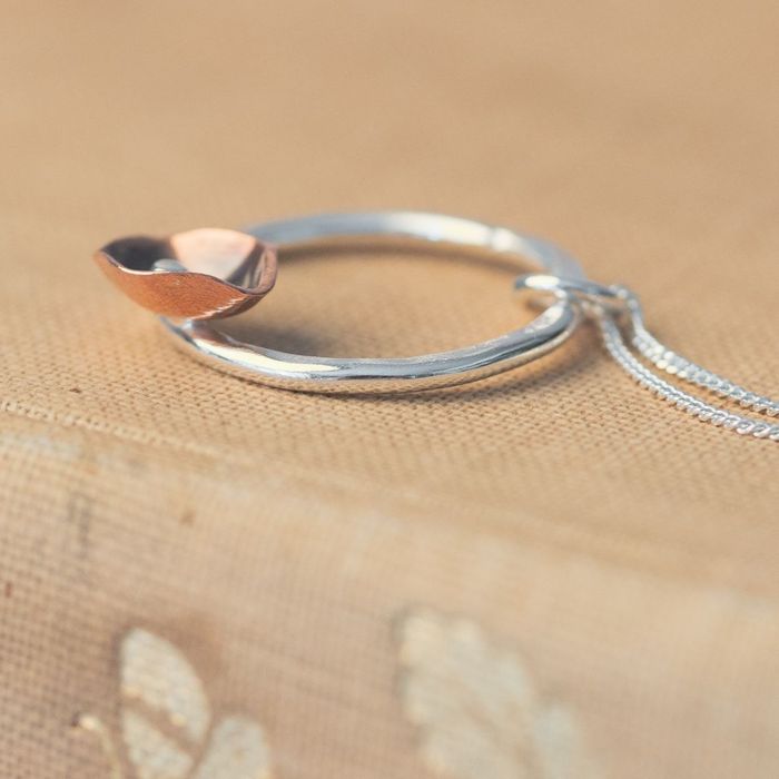 Mini Bloom Hoop Pendant