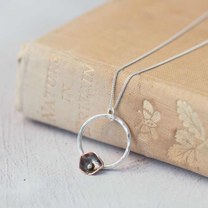 Mini Bloom Hoop Pendant