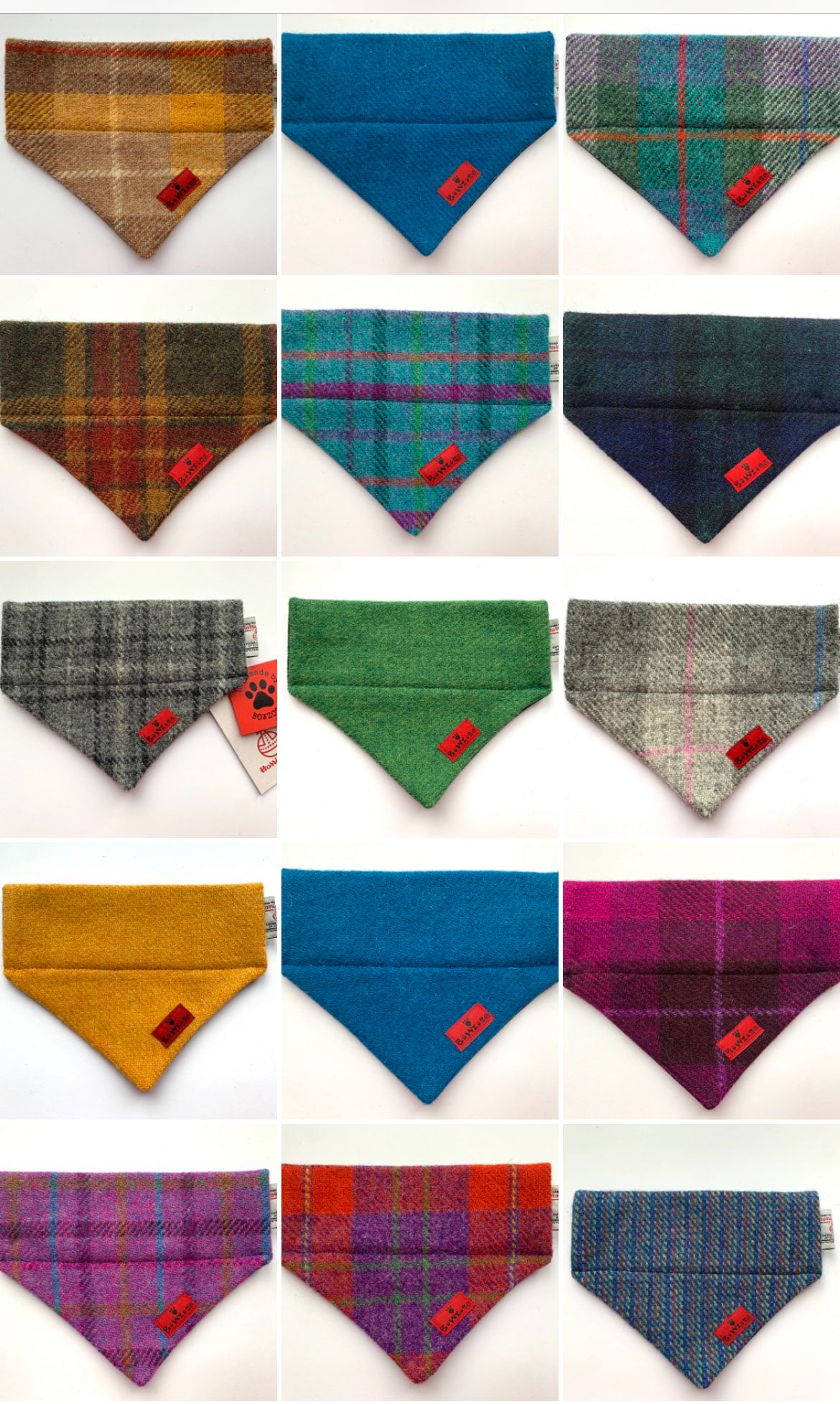 Harris Tweed Dog Bandana