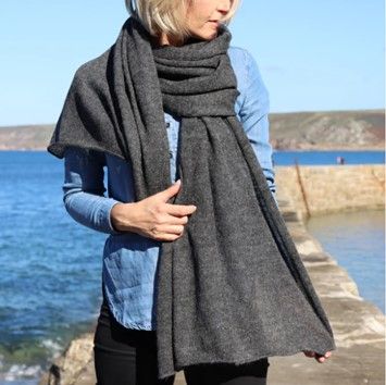 Alpaca Travel Shawl / Pillow