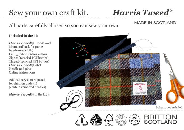 Harris Tweed' Craft Kits - NEW