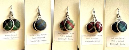 Tartan Earrings