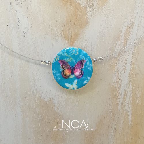 A Decorated Ceramic Round Necklace