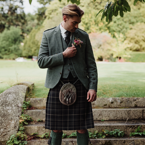 Lovat Green Crail Jacket & Waistcoat