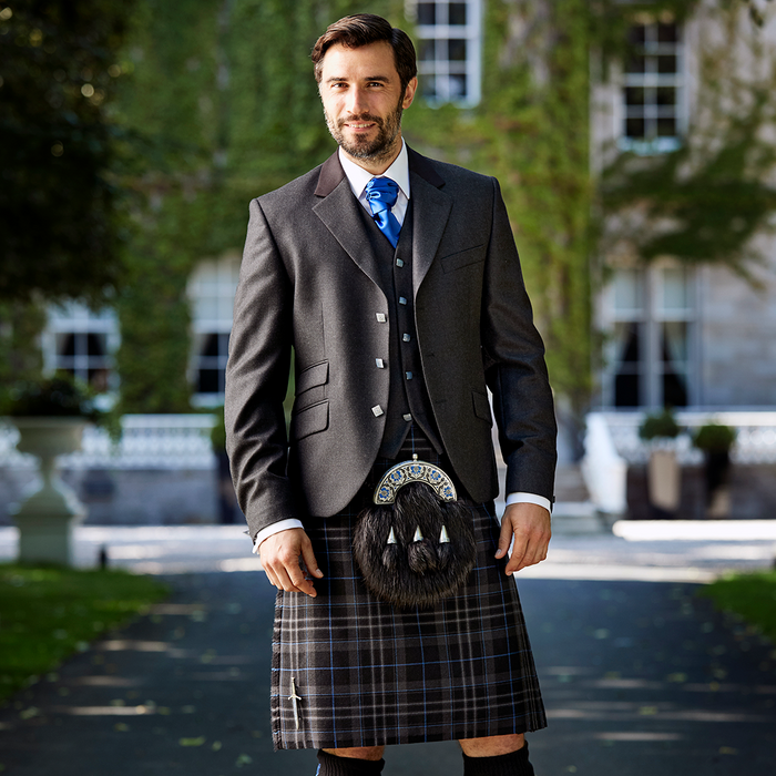 Grey Edwardian Jacket Waistcoat Scotland s Trade Fair Spring Speciality Food Show 2024