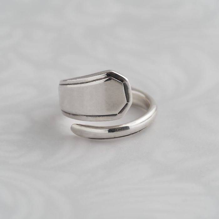 Past Present Spoon Rings