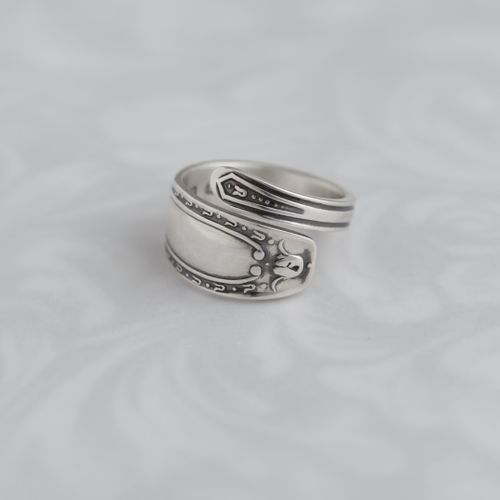 Past Present Spoon Rings