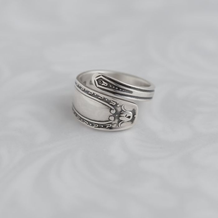 Past Present Spoon Rings