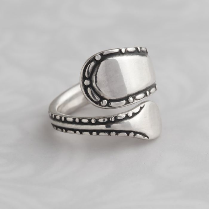 Past Present Spoon Rings