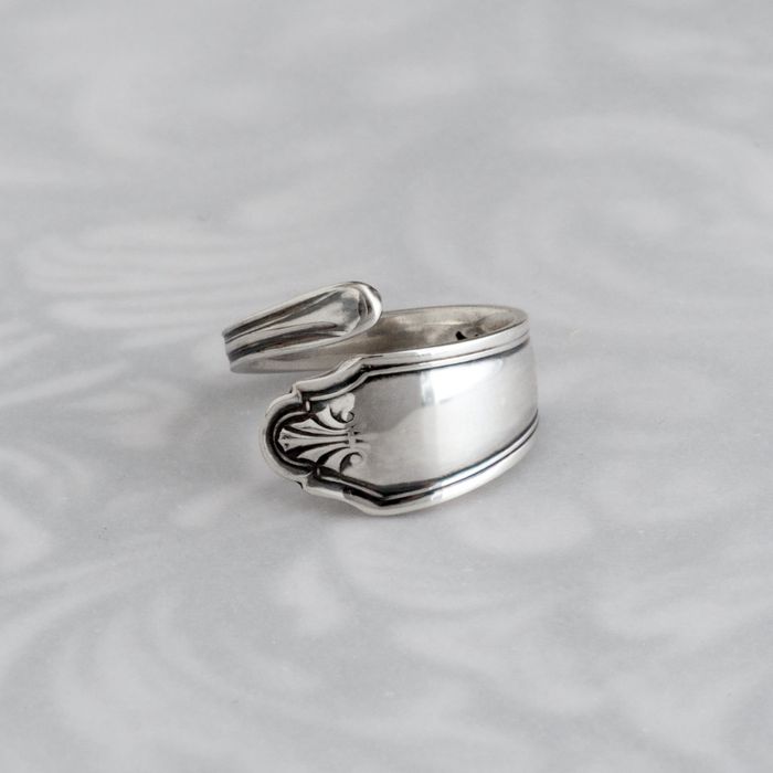 Past Present Spoon Rings