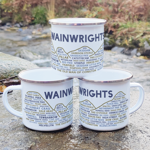 Enamel mugs