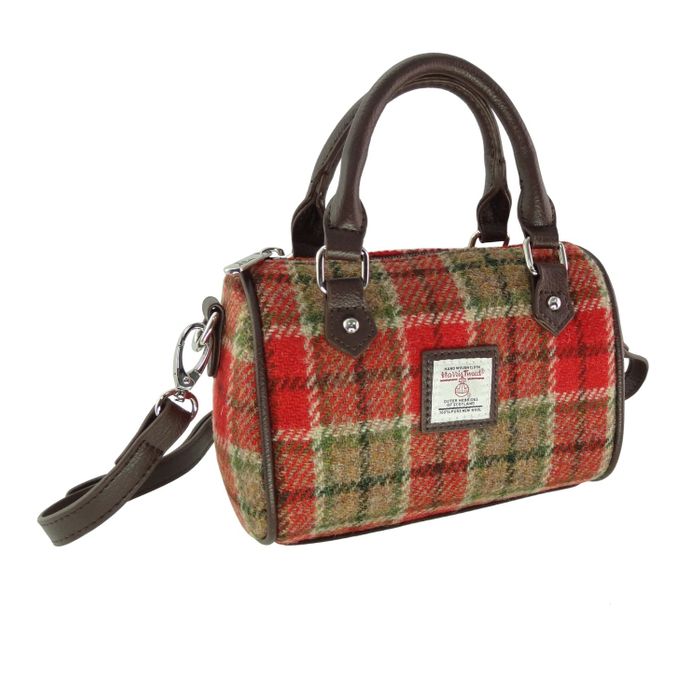 New Red & Green Harris Tweed Check