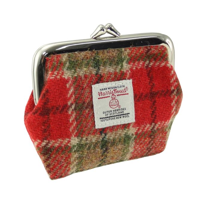 New Red & Green Harris Tweed Check