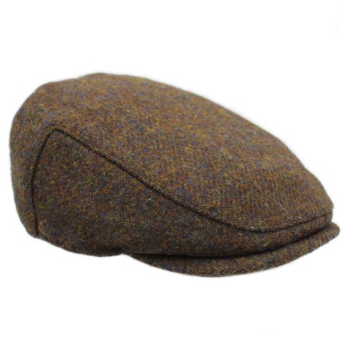 Highland Harris Tweed Flat Cap