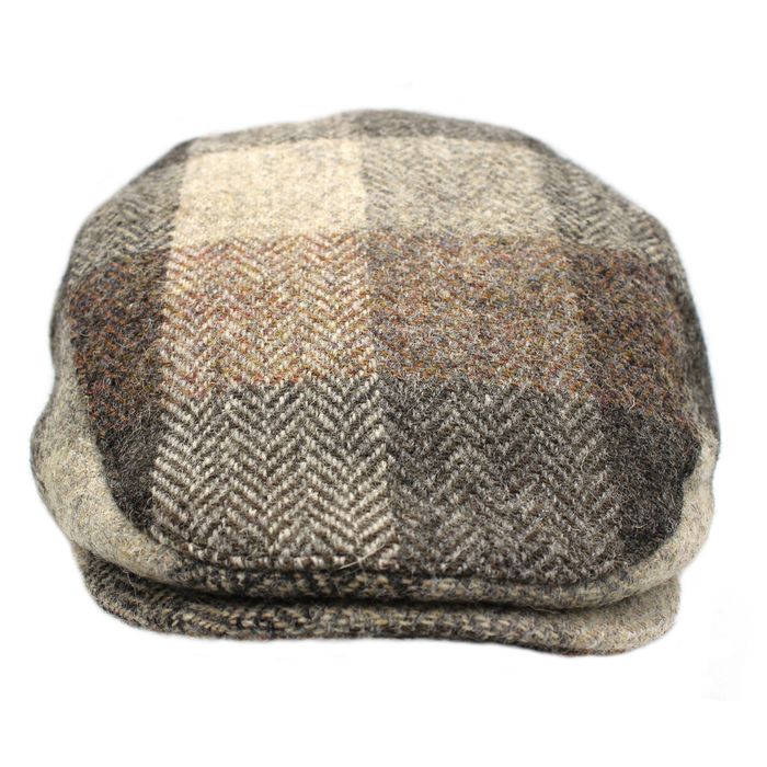 Highland Harris Tweed Flat Cap