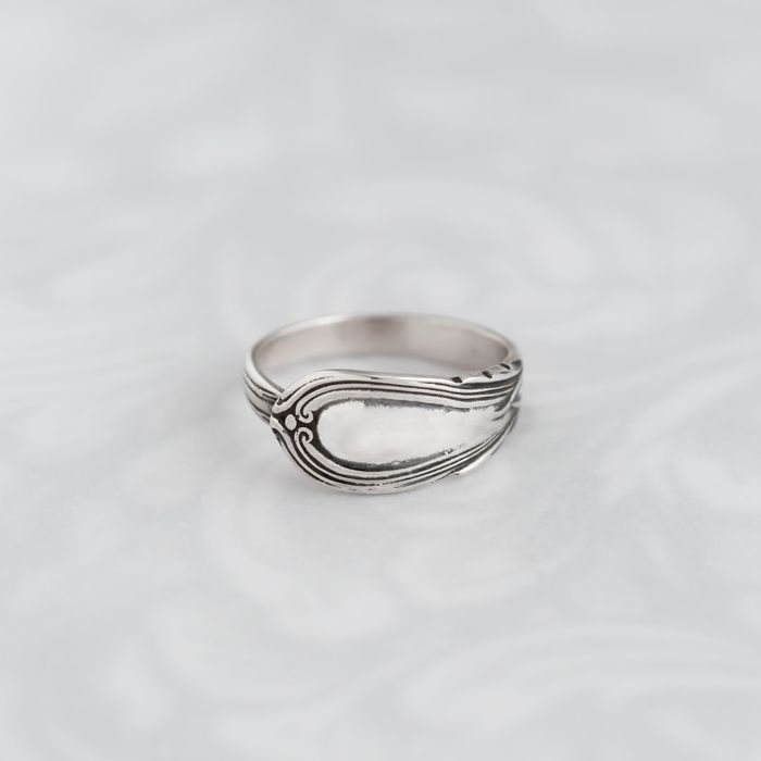 Past Present Spoon Rings