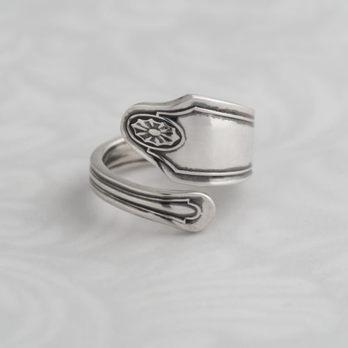Past Present Spoon Rings